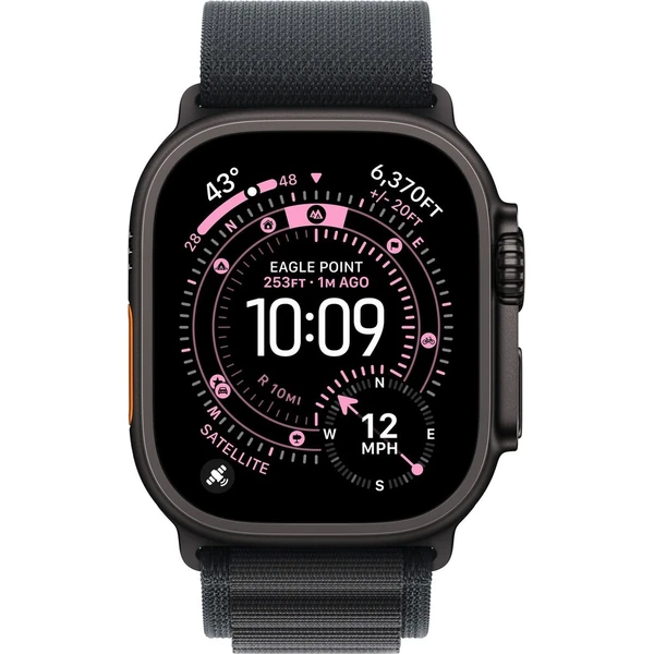 Apple Watch 49/46/45/44mm černý Alpský tah malý černý titan - Řemínky - Obrázek 8f2c7497d23540eb9a25074b5de0cd67