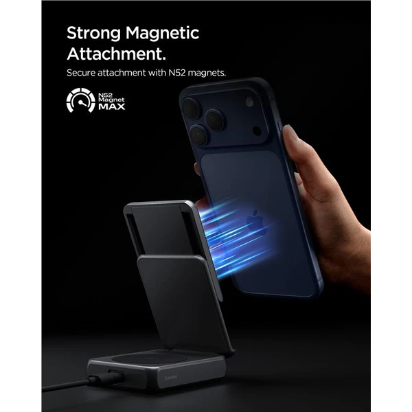 Spigen Essential MagSafe 2in1+C Qi2/MagSafe nabíječka (25W) černá - Nabíječky - Obrázek 8f2fafad0c73400faa8e8a7f196dbe72