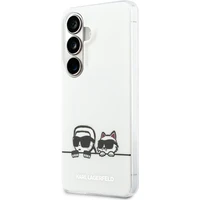 Karl Lagerfeld IML K&CH Peekaboo Logo Magnetic kryt Samsung Galaxy S26+ bílý - Pouzdra