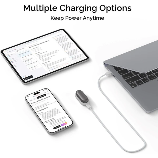 Plaud Note Pin Charging Kit nabíjecí kabel a dock bílý - Nabíječky - Obrázek 8f375447f1a44be48d467c7337a8cf99