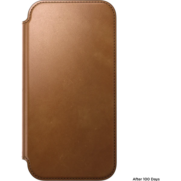 Nomad Modern Leather Folio MagSafe kožené pouzdro iPhone 18 Pro Max English Tan - Pouzdra - Obrázek 8f4936fd0b1c4597aad5c8f224cc9577