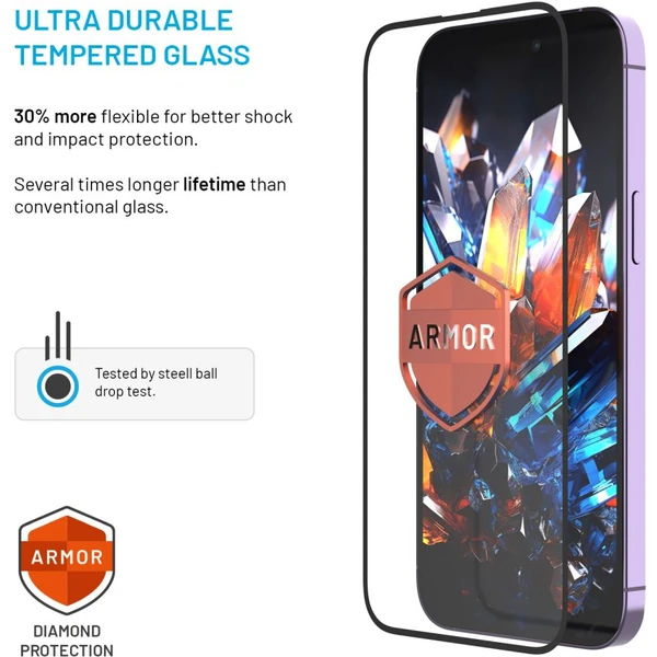 FIXED Armor 2,5D sklo s Anti-dust a AR vrstvou Apple iPhone 15 Pro - Ochranné folie a skla - Obrázek 8f5d95859d8b4e70a673c21b4f03cf85