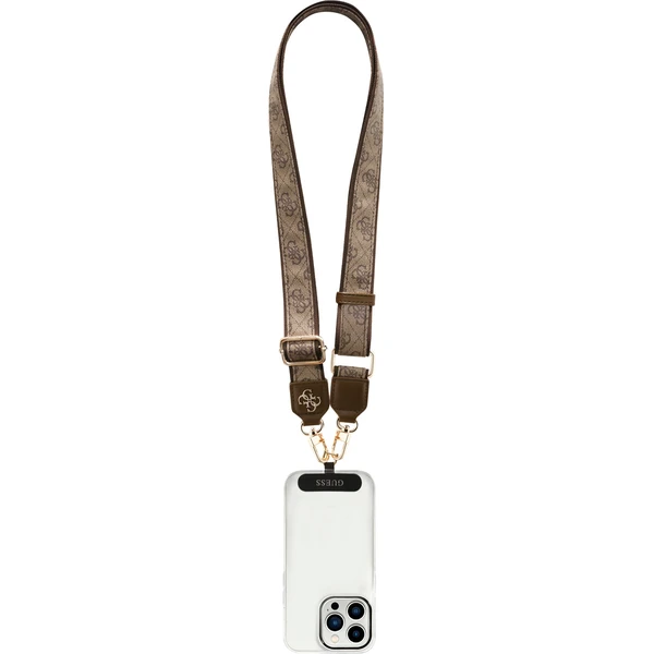 Guess Crossbody popruh PU 4G Metal Logo hnědý - Popruhy a crossbody - Obrázek 8f9adc8e26c14c17a8564cd616376005