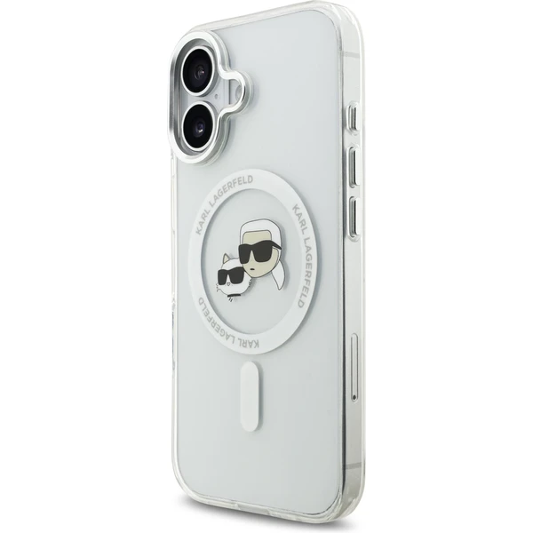 Karl Lagerfeld IML K&CH Heads Metal Frame MagSafe kryt iPhone 17 čirý - Pouzdra - Obrázek 8fa1658168404c80b502b1ecf8907eff