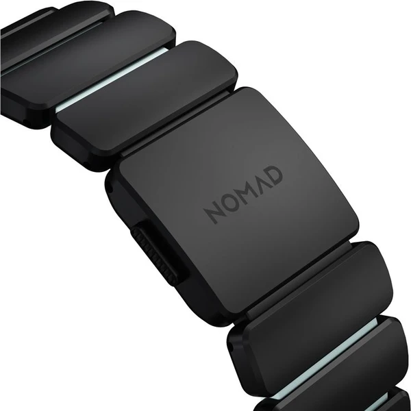 Nomad Stratos Band FKM řemínek Apple Watch 45/46/49mm Black Titanium/Icy Blue - Řemínky - Obrázek 8fab6ed174a44d4f9099504ae41174ce