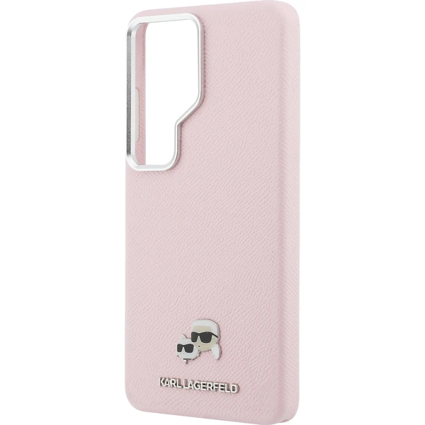 Karl Lagerfeld Grained PU Leather K&CH Heads Magnetic kryt Samsung Galaxy S26 Ultra růžový - Pouzdra - Obrázek 8fbdac050545421e9cc0a6e18b6d3467