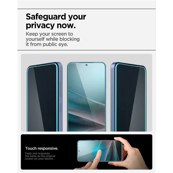Spigen Glass tR EZ Fit HD (Privacy) tvrzené sklo Samsung Galaxy S25/S24 (2 ks) - Ochranné folie a skla - Obrázek 8fcb20418bae4a69a7beff08e2b8edf0