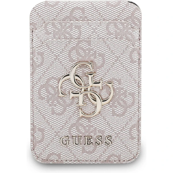 Guess 4G Metal Logo MagSafe Cardslot peněženka se stojanem růžová - Peněženky - Obrázek 8fec95fe40f5417ca6fc89ff6d8be8c9