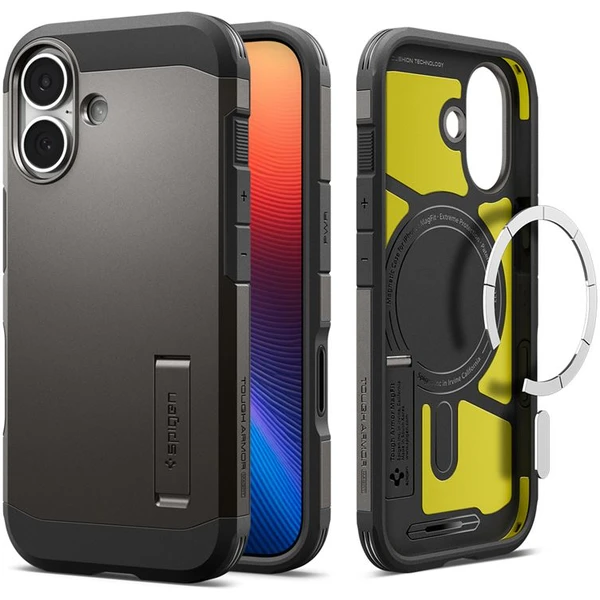 Spigen Tough Armor T MagSafe kryt iPhone 17 gunmetal - Pouzdra - Obrázek 8ff15a53cae64e72921d5c7429a001f9