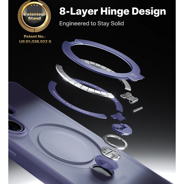 Torras Ostand Q3 Spin MagSafe kryt Samsung Galaxy S26 Ultra violet surge - Pouzdra - Obrázek 8ff3b451a66e4dbd8264075098e3bdb0