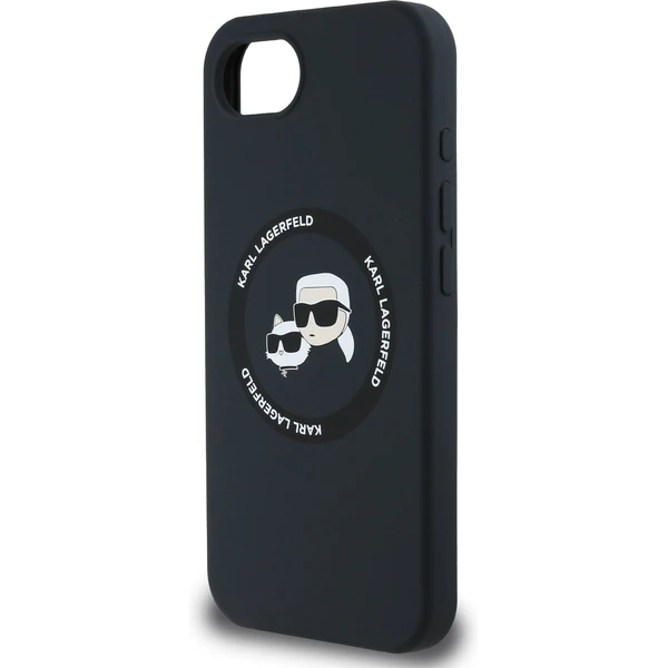 Karl Lagerfeld Liquid Silicone K&CH Heads MagSafe kryt iPhone 17e/16e černý - Pouzdra - Obrázek 900d46e7107e40cf8f93ed30b004877e