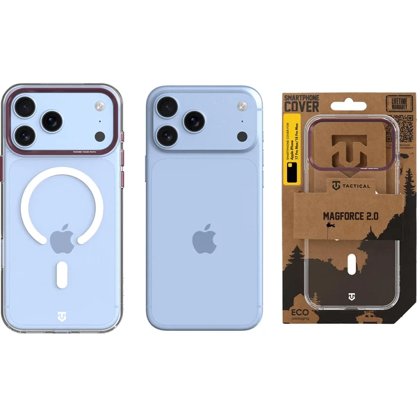 Tactical MagForce 2.0 MagSafe kryt Apple iPhone 17 Pro Max/18 Pro Max burgundsky červený - Pouzdra - Obrázek 90196fe0d9fa4c9ebc1fe68968b1380b