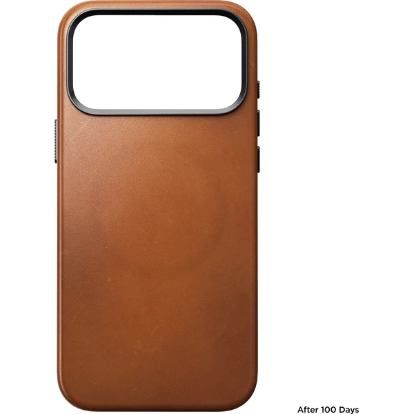Nomad Traditional Leather (Horween) MagSafe kožený kryt iPhone 18 Pro Max Saddle - Pouzdra - Obrázek 9032018a953147baa23c06cf3c2bf5b0