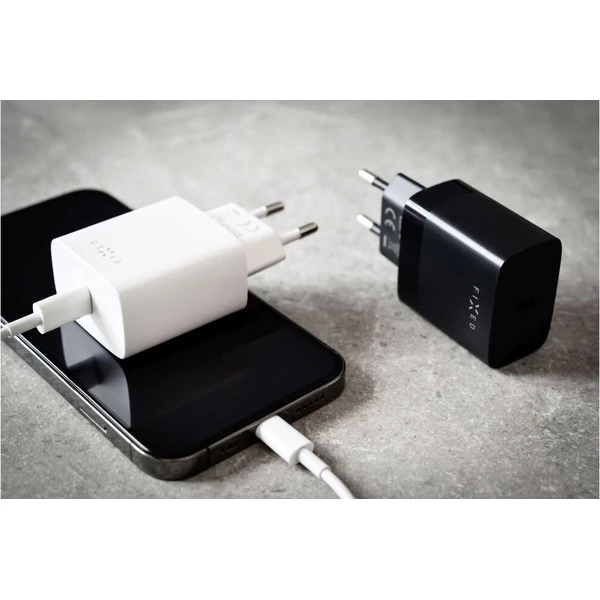 FIXED nabíječka  s USB-C výstupem a podporou PD 20W bílá - Nabíječky - Obrázek 904375a5043c4baab77ce27e0d7c4218