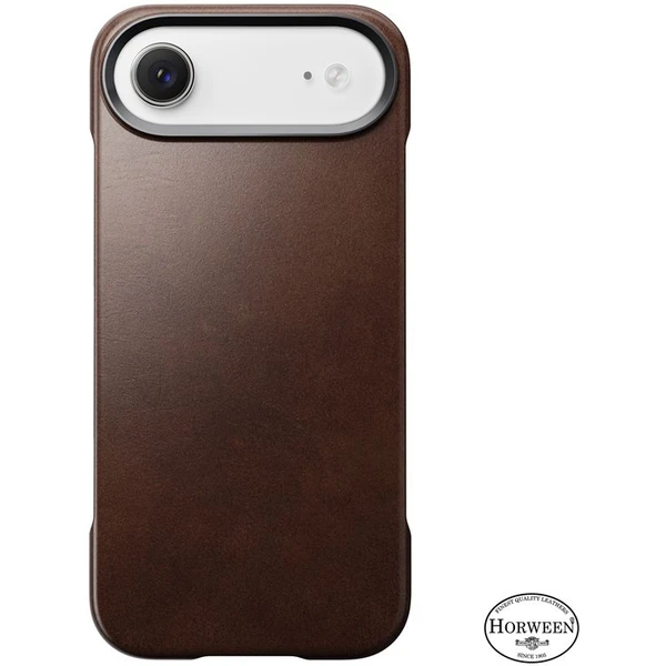 Nomad Traditional Leather Case (Horween) MagSafe kožený kryt iPhone Air Rustic Brown - Pouzdra - Obrázek 90530da91b4a42549fd3935d8a2d5d96