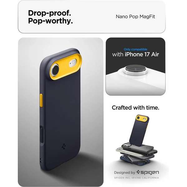 Spigen Nano Pop MagSafe kryt iPhone Air blueberry navy - Pouzdra - Obrázek 90621253d4ed4e37b50d3e470d4f2e84