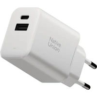Native Union Fast GaN nabíječka (PD) 45W, USB-C/USB-A, bílá - Nabíječky