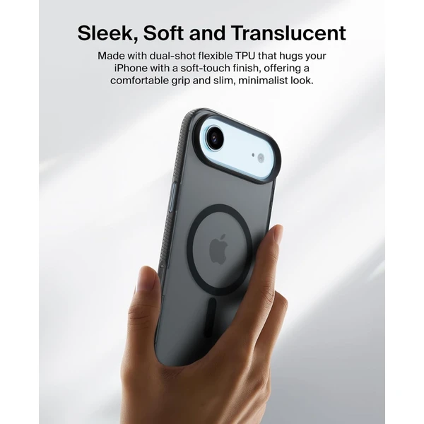 Belkin SheerForce Grip MagSafe kryt iPhone Air černý - Pouzdra - Obrázek 90CN000K01
