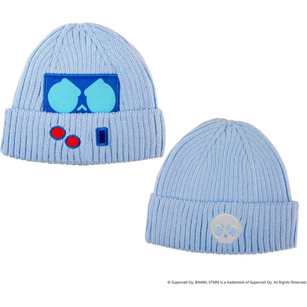 Zimní čepice Brawl Stars 8-Bit, světle modrá