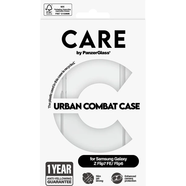 PanzerGlass® CARE Urban kryt Samsung Galaxy Z Flip7 FE/Flip6 čirý - Pouzdra - Obrázek 90UE000K01