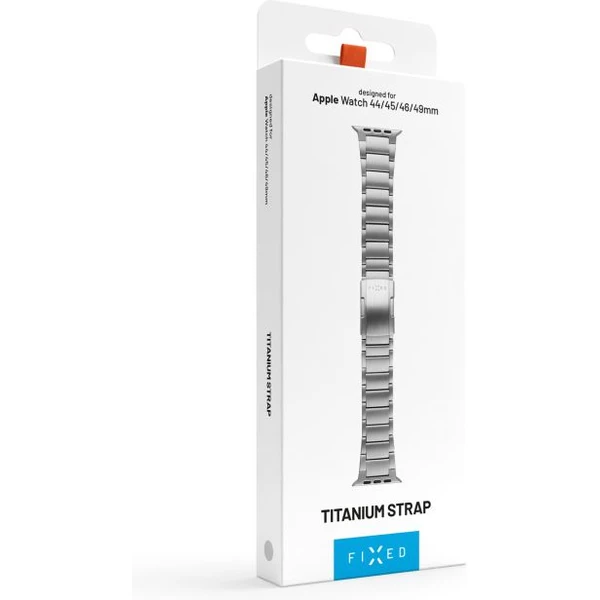 FIXED Titanium Strap titanový řemínek Apple Watch 44/45/46/49mm, přírodní titan - Řemínky - Obrázek 90a449c1957a439d93c77eec9d612123