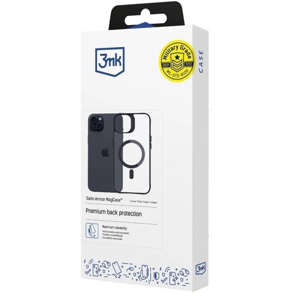 3mk Satin Armor MagCase kryt Apple iPhone 16 Plus