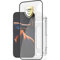 FIXED Armor Long-Life tvrzené sklo s aplikátorem Apple iPhone 18 Pro Max černé - Ochranné folie a skla