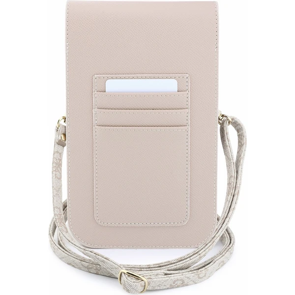 Guess PU Leather+Grained 4G Metal Logo taška na telefon růžová - Pouzdra - Obrázek 90be10bcd9234b16a3dc322f6fcd836a