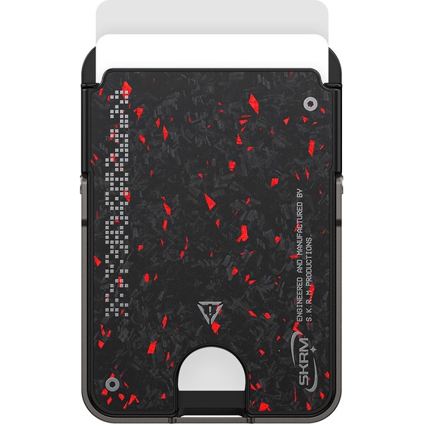 SKINARMA Vektor MagSafe Cardholder peněženka se stojánkem Black/Red - Peněženky - Obrázek 90c1fcee5bfa428893ecb257970ab204