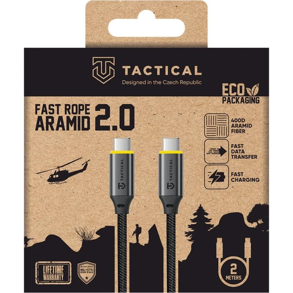 Tactical Fast Rope Aramid 2.0 kabel USB-C/USB-C 2m - Kabely a redukce - Obrázek 90d45fb4ef5144fa826ca1c7e91a9214