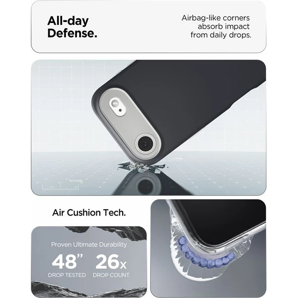 Spigen Nano Pop MagSafe kryt iPhone Air black sesame - Pouzdra - Obrázek 90d9182019354995a8775e4f9b8933c7