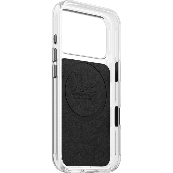 Nomad Clear Leather (Horween) MagSafe kryt iPhone 17 Pro/18 Pro Rustic Brown - Pouzdra - Obrázek 90f8a202a47f4a08b3d8a03324bb54be
