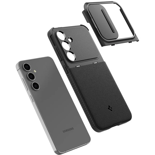 Spigen Optik Armor kryt Samsung Galaxy S24 FE černý - Pouzdra - Obrázek 910073ac1b0a4f2a848b6841710048ef