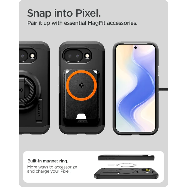 Spigen Tough Armor MagSafe kryt Google Pixel 10a black - Pouzdra - Obrázek 9110807d41314fc19f6d454ee07c9042
