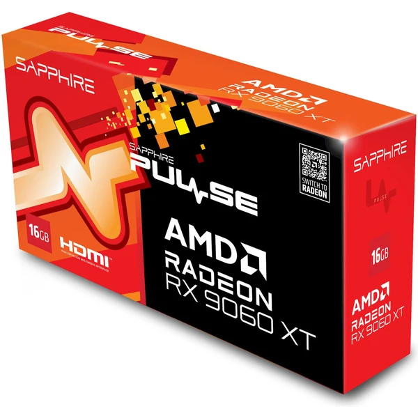 Sapphire PULSE AMD Radeon RX 9060 XT GAMING OC 16GB - Grafické karty - Obrázek 911H000N01