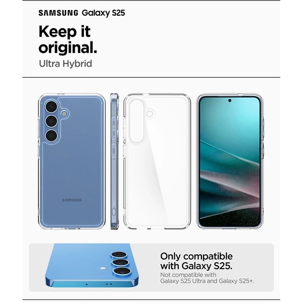 Spigen Ultra Hybrid kryt Samsung Galaxy S25 čirý - Pouzdra - Obrázek 912623d939a64946b1f29a11250e1439