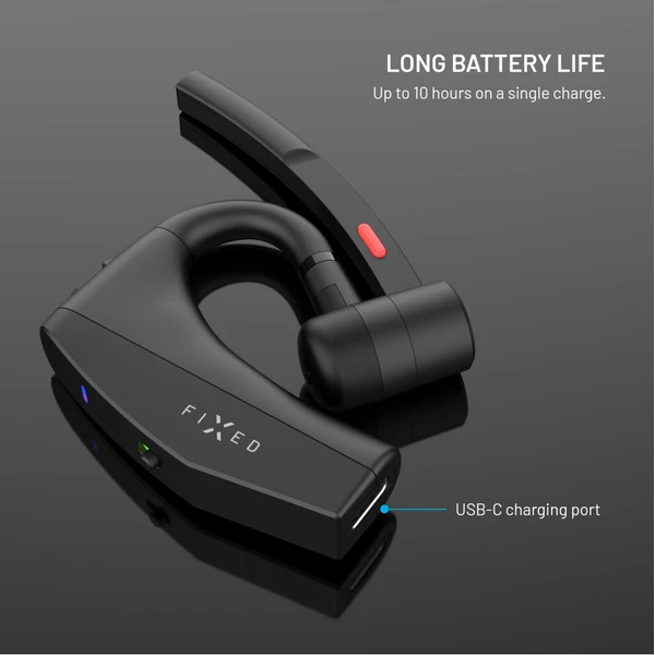 FIXED Talk Pro Bluetooth headset s ENC a otevřenou konstrukcí, černý - Handsfree - Obrázek 9132f52b23b742b0a21dcb30f5604ac6