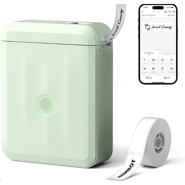 Niimbot tiskárna štítků D110-M Smart zelená + role štítků 160 ks