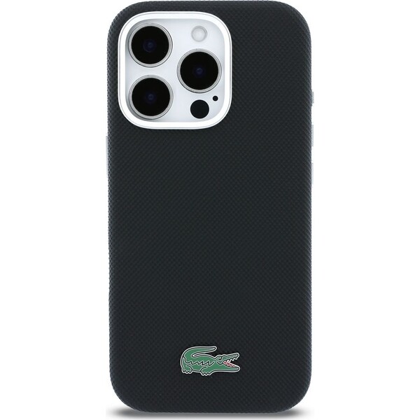Lacoste PVC Iconic Petit Pique Metal Logo MagSafe kryt iPhone 16 Pro Max černý - Pouzdra - Obrázek 91489dbb957543f18e7a272eb121e052