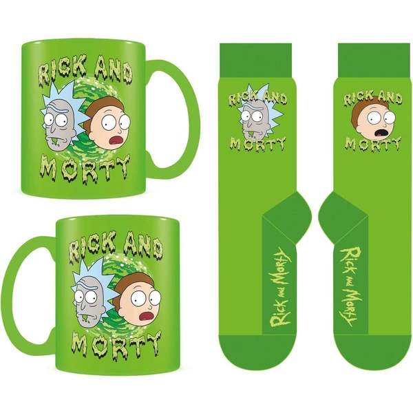 Dárkový set pánský Rick & Morty (hrnek a ponožky) - Dárkové sety - Obrázek 914E000J01