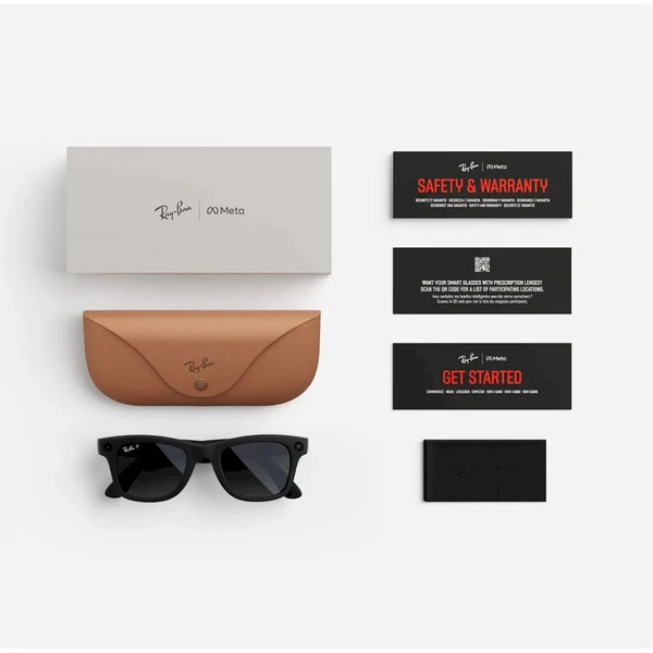 Meta RAY-BAN Wayfarer Gen1 (Velké) chytré matné brýle (tmavá skla) černé  (Další) - VR Brýle - Obrázek 917B000K01