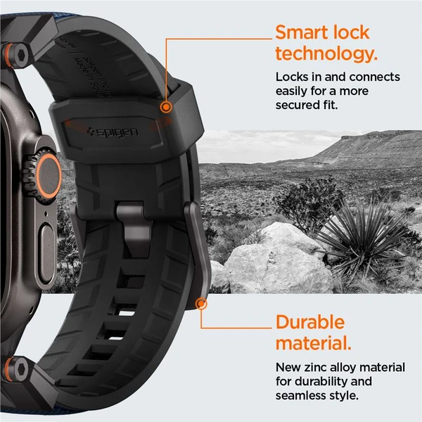 Spigen DuraPro Armor řemínek Apple Watch Ultra 49/46/45/44/42mm námořně modrý - Řemínky - Obrázek 918c27ff4eee4d019cdc628a1f6eb777