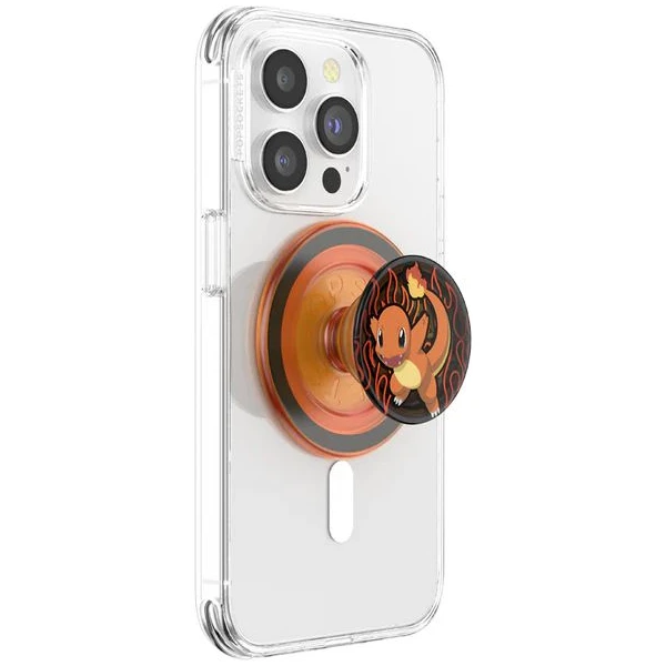 PopSockets PopGrip MagSafe (Round) Pokémon – Charmander (MagSafe All) - Držáky - Obrázek 9196000J01