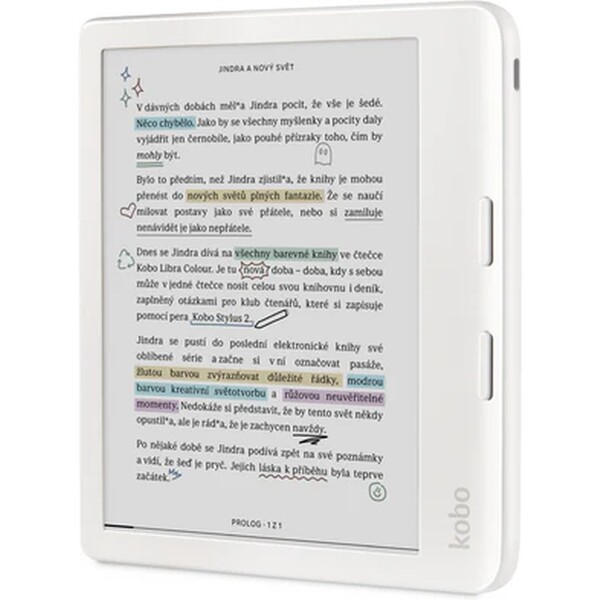 Kobo Libra Colour čtečka bílá Bílá