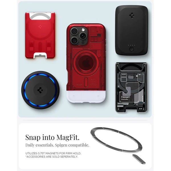Spigen Classic C1 MagSafe kryt iPhone 16 Pro ruby - Pouzdra - Obrázek 91a9581d46914628bed904dba444baef