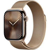 Apple Watch 42/41/40/38mm zlatý milánský tah - Řemínky