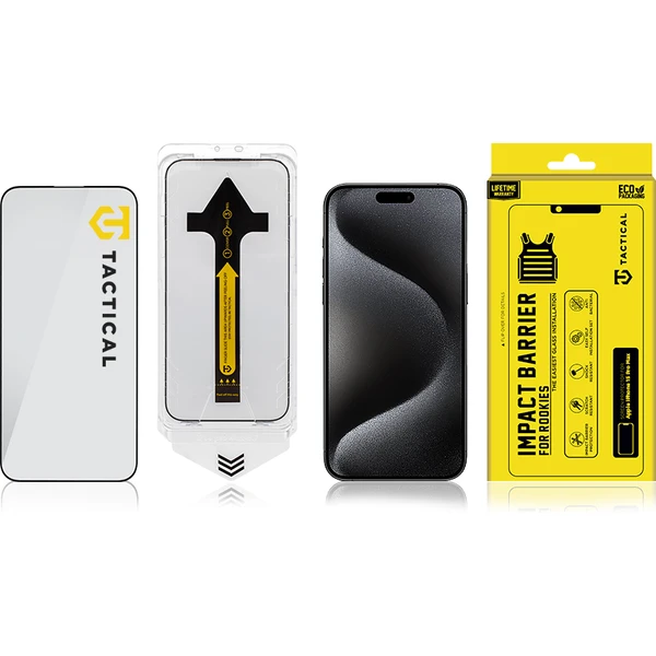 Tactical Impact Barrier for Rookies sklo s aplikátorem Apple iPhone 15 Pro Max - Ochranné folie a skla - Obrázek 91c915996b854ec28ca5c41c32af6e6b