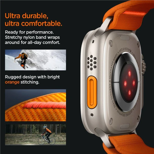 Spigen Lite Fit Ultra řemínek Apple Watch 49/46/45/44/42mm oranžový - Řemínky - Obrázek 91e5fa3374114ecd86a0146c24a61494