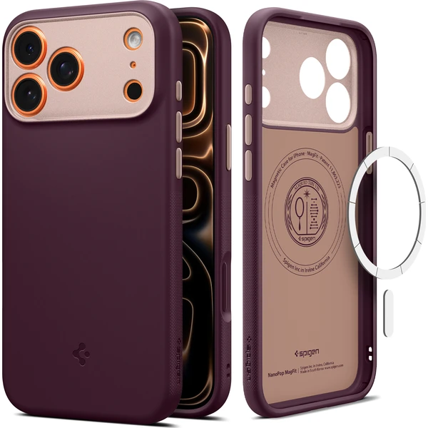 Spigen Nano Pop MagSafe kryt iPhone 18 Pro Max/17 Pro Max burgundy bean - Pouzdra - Obrázek 91e96cec9a4b4bfe9525929600b0c08b