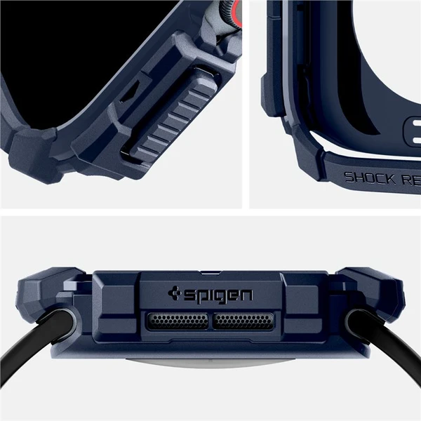 Spigen Rugged Armor kryt pro Apple Watch 10/11 (46mm) námořně modrý - Pouzdra - Obrázek 91ea7b3193d84ac5b957ccd0cf82b59b